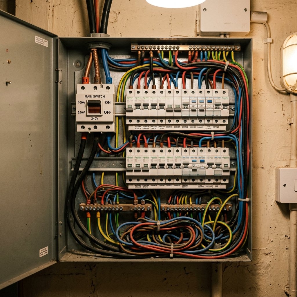 Electrical main switchboard panel