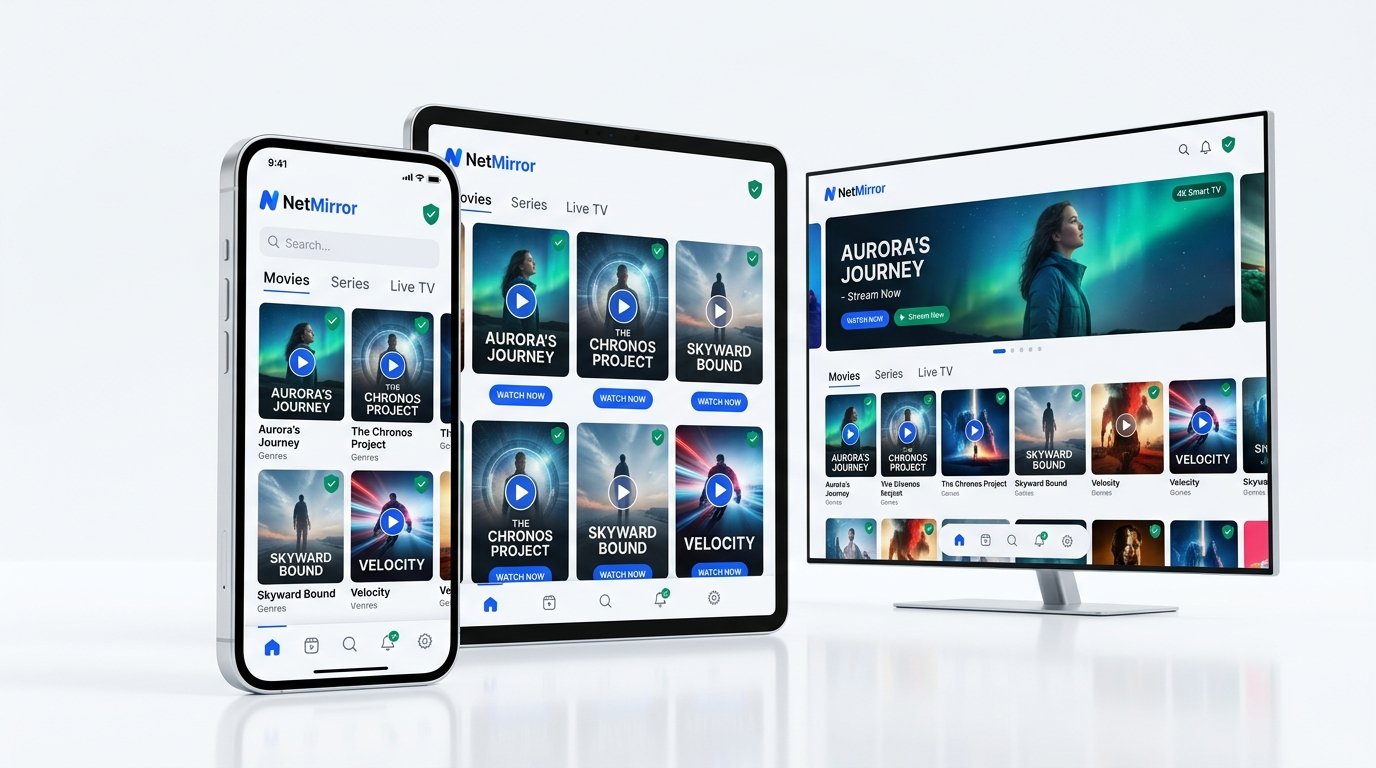NetMirror streaming playback across smartphones and tablets