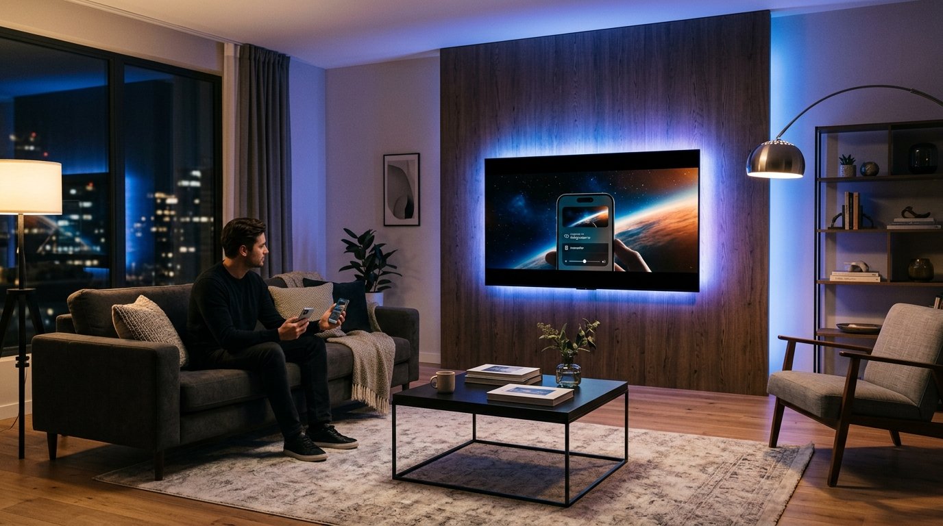 Streaming NetMirror on 4K Samsung and LG Smart TV via Screen Casting