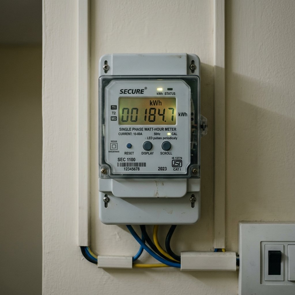 Checking the digital meter for faults